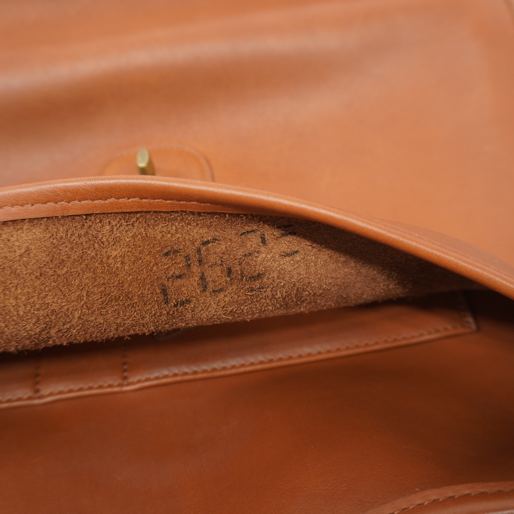 Auth Coach Briefcase 5266 Leather Brown Gold metal - Picture 6 of 12